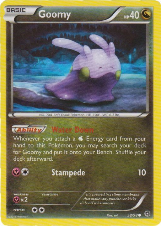 Goomy - 58/98 - Common - Near Mint