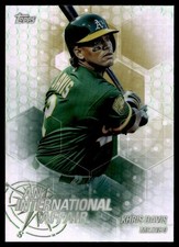 2018 Topps Chrome Update Edition An International Affair Khris Davis Oakland