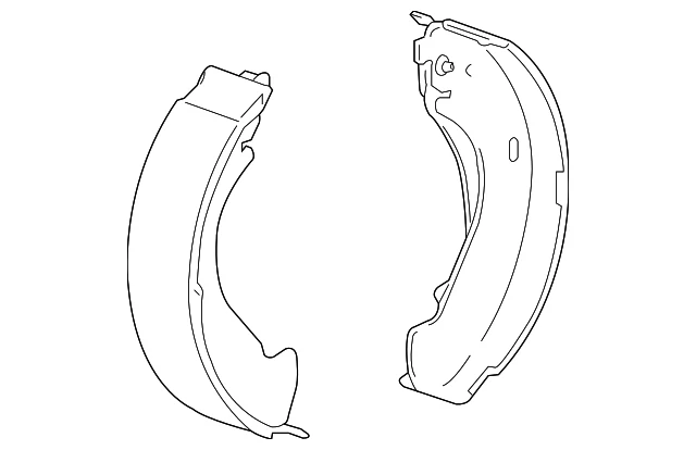 Подлинный комплект задних барабанных тормозных колодок GM 19150002 - Изображение 3 из 4