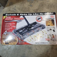 NEW Cordless Swivel Sweeper As Seen on TV Rechargeable 7.2 Volts Ontel