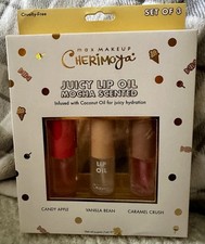 Cherimoya Juicy Lip Oil Mocha Scented Set Of 3