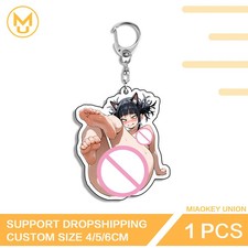 Toga Himiko Bare Body Key Chains Big Ass Sitting Posture Accessories