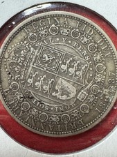 GB UK Queen Victoria - 1887 Silver (.925)  Half Crown KM# 764 XF