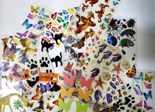 Animal Themed Stickers Variety Pack For Scrapbooking 35 Sheets Big-small Size