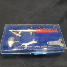 Vintage Paasche Single Action Airbrush Type H Set Complete 