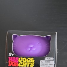 Schylling NeeDoh Cool Cats "Pet Me" Purple Squeeze Ball Stress Reliever 26099HY