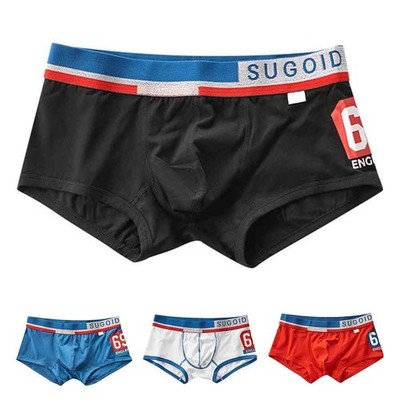 Atmungsaktive Boxershorts 5% Elasthan 95% Baumwolle atmungsaktiver Stoff klassisches Motiv