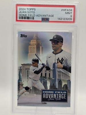2024 TOPPS HOME FIELD ADVANTAGE JUAN SOTO #HFA-34 PSA 9 MINT | eBay