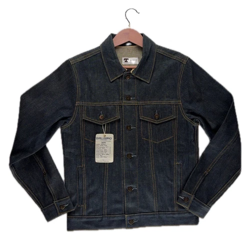 Tellason Type III Cone Mills White Oak  S Mens Denim Jacket USA NWOT P2P 19.5 image 2