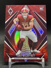 2024 Panini Phoenix Rookies Luke McCaffrey #218 Red Hyper /140 Color Match