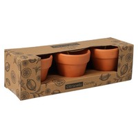 3Er Set Citronella Kerze Im Terrakotta Topf Duftkerze Je 6 Stunden Brenndauer