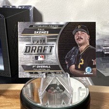 2023 Bowman Draft Paul Skenes Draft Night Chrome #BDN-7 1st Overall Pirates 💎🔥