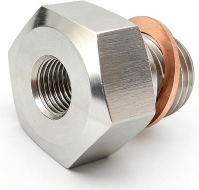 Stainless steel Oil Pressure Sensor Adapter M16 1.5 to 1/8 NPT Thread Pipe Fitti