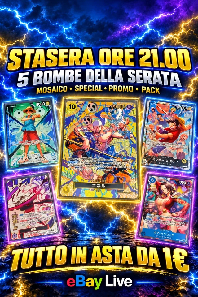 ONE PIECE - 5 + 💣 - ASTE DA 1€ | MOSAICO, SPECIAL E PACK !!