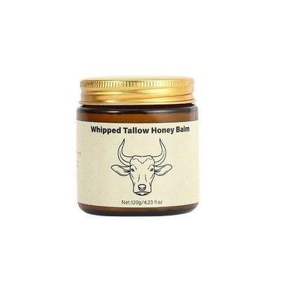 Lopeie Whipped Grass-Fed Beef Tallow Honey Balm-4 0z,Moisturizing Cream for Soft