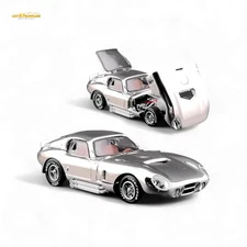 Fine Works64 Shelby Daytona - Chrome Silver 1:64