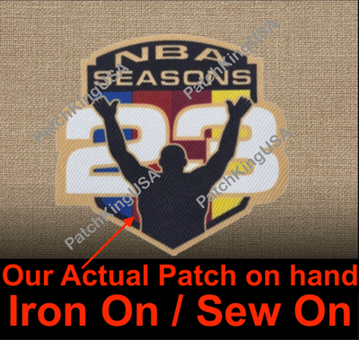 #ad Lebron James 23 Seasons Patch Basketball Jersey Patch Los Angeles Lakers $19.95