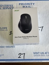 Acer Ergonomic Mouse Wireless Rechargeable w/ Side Scroll BT5.2 2.4GHz OMR272
