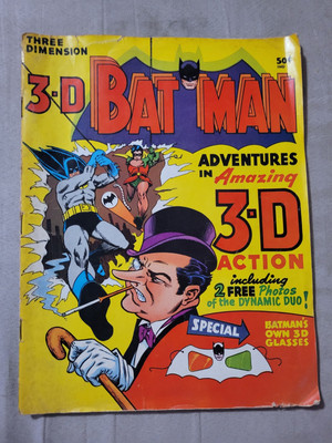 3-D BATMAN ADVENTURES 1966 | DC COMICS | PENGUIN ROBIN No 3d Glasses