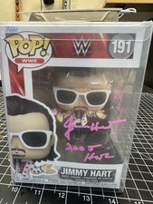 Funko Pop! Vinyl WWE Jimmy Hart #191 Autographed Signed Figure Jsa Certified
