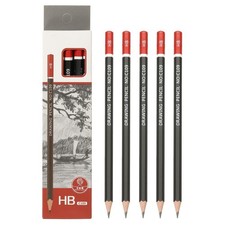 HB Drawing Pencils for Sketching, 12PCS Sketch Pencils for Drawing Black Red