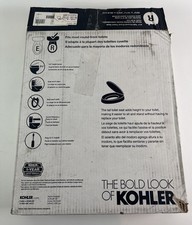 Kohler Border Elevated Quiet-close Round Toilet Seat - 1806218 - K-27930 - Round