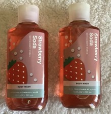 Bath Body Works STRAWBERRY SODA BODY WASH SET OF 2