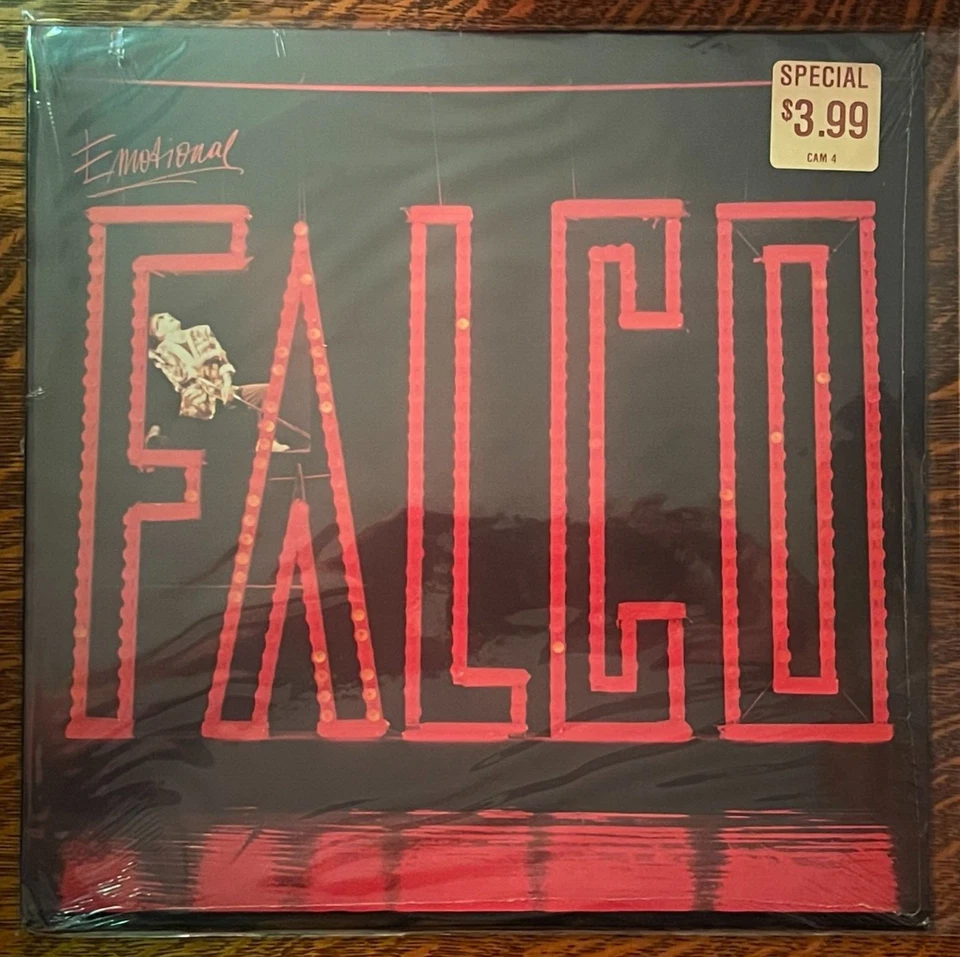 SEALED* 12" LP~ FALCO~ 1986~ EMOTIONAL~ - Image 4 of 4