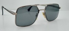 Vintage AO Safety 770 Gray Square Pilot Metal Sunglasses USA FRAMES ONLY
