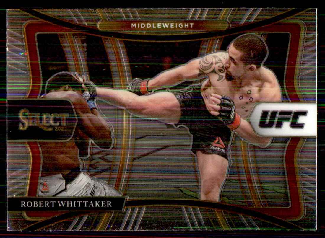 2021 Panini Select UFC premier Level robert Whittaker #107