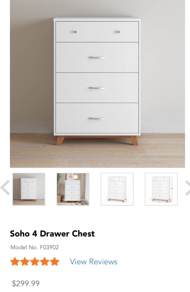 Conjunto de cômoda Childcraft Soho - Imagem 3 de 4