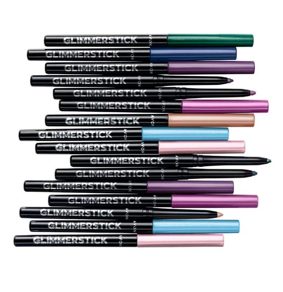 Avon GLIMMERSTICK Eyeliner matt Farbe Starry Night 0,28g Konturen Stift Blau Neu - Bild 4 von 4