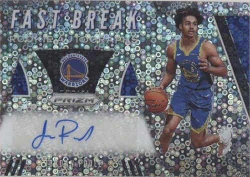 2019 Panini Donruss Optic #JPL Jordan Poole Signature Series