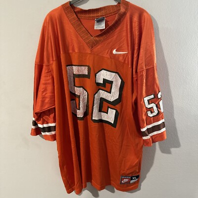 Miami Hurricanes Ray Lewis Nike Vintage Orange Jersey Size XL