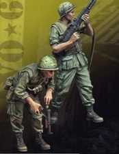 1/35 Scale Vietnam War Soldiers Resin Figures Set - Military Diorama Accessories