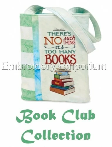 MACHINE EMBROIDERY DESIGNS USB BOOK CLUB COLLECTION 4X4 5X7 STORY READING
