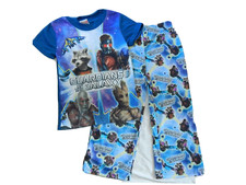 Groot Rocket Starlord Pajamas Boys Size 4 Guardians of the Galaxy Sleep Outfit