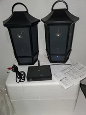 Acoustic Research AWS63 Mainstreet Indoor Outdoor Speakers With Transmitter