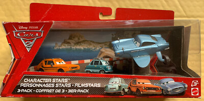 DISNEY PIXAR CARS 3 PACK! GREM + PROFESSOR Z + FINN MCMISSILE