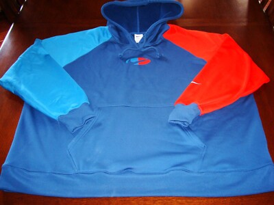 blue and orange nike hoodie