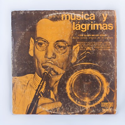 Glenn Miller Story LP Vinyl 1970 Musica y Lagrimas Soundtrack