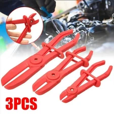 3 Pack 3 Sizes Red Hose Pinch Off Pliers Fuel Gas Lines Radiator Clamp Tool Set