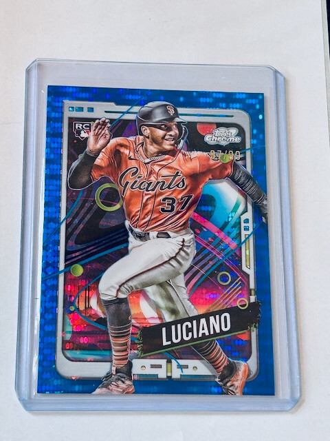 2024 Topps Chrome Cosmic Blue Moon RC Marco Luciano /99 San Francisco Giants
