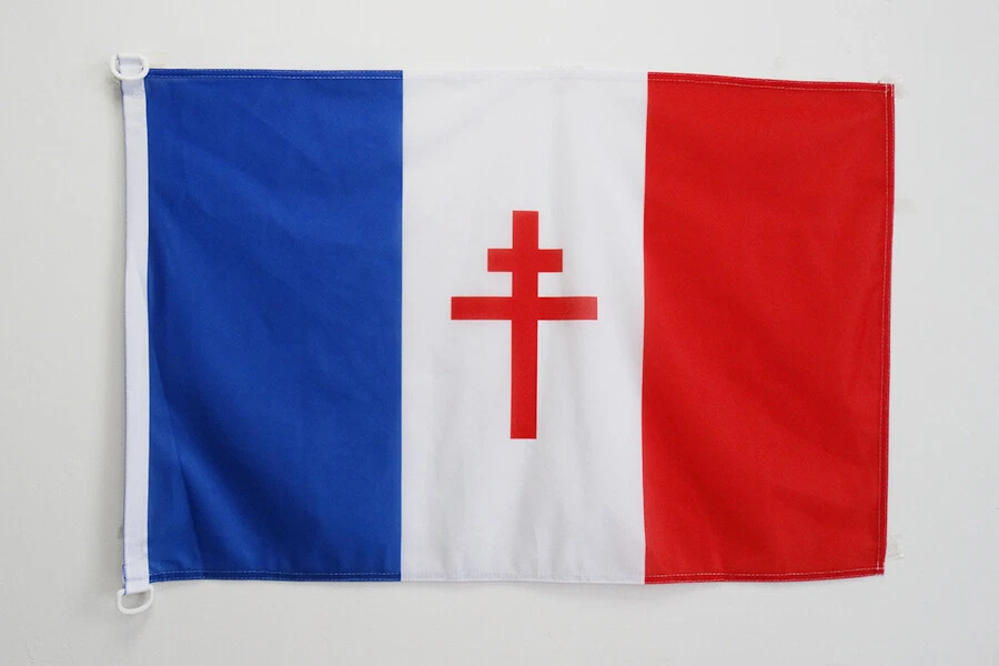 Drapeau France libre 1940-1944 150x90cm - Drapeau français de la résistance 90 x - Photo 1/1