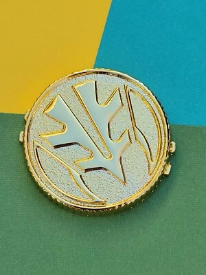 91-93 TIGER Dino Power Coin-Gold Made for 1991-93 Ranger Morpher Metal