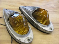 2 Cowles 15 Vintage Cab Marker Lights