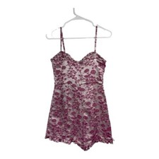 Likely Size 8 Hyland Shorts Romper Pink Floral Brocade Romance Spring Summer