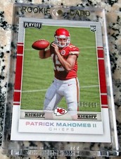 PATRICK MAHOMES II 2017 Playoff SP Rookie Card RC Logo 049/299 Chiefs Champs🔥$$