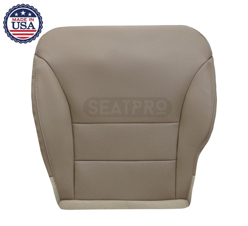 Front Bottom Replacement Seat Cover Tan Perforated Fits 2005-2007 Honda CRV SE - Bild 2 von 4