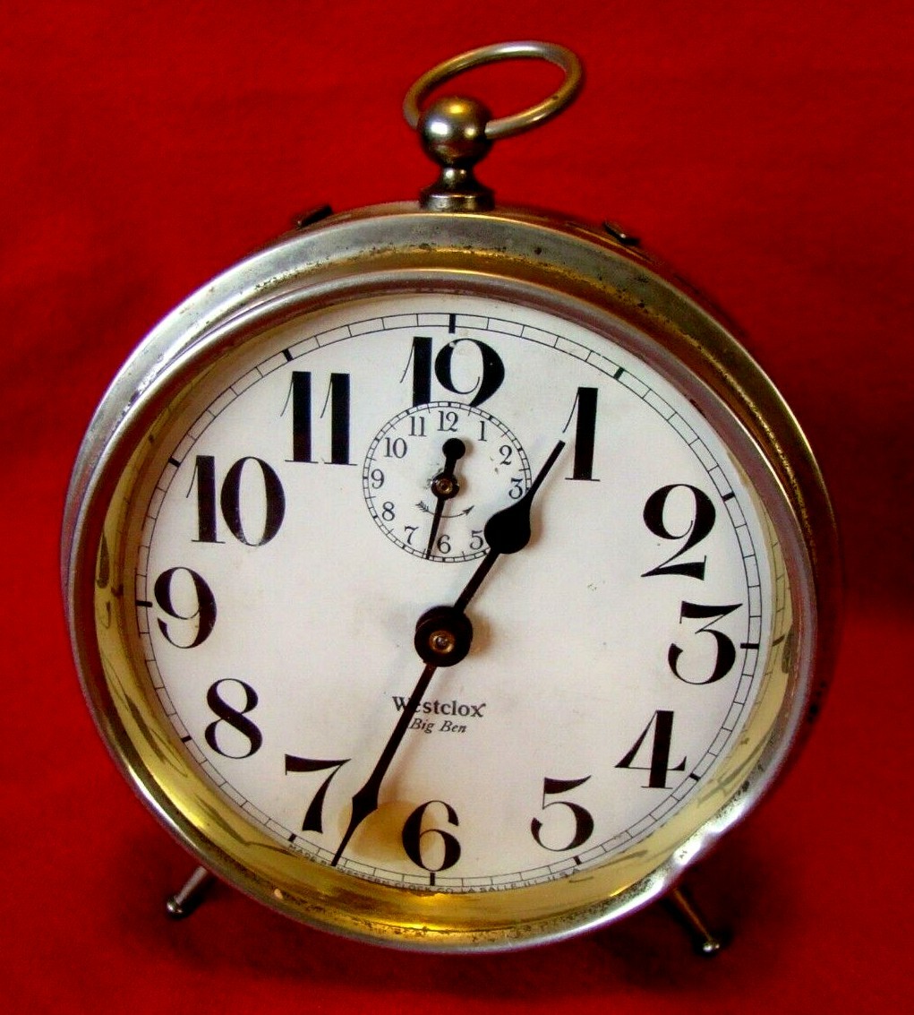Vintage Circa 1928 Westclox Peg Leg Big Ben Alarm Clock